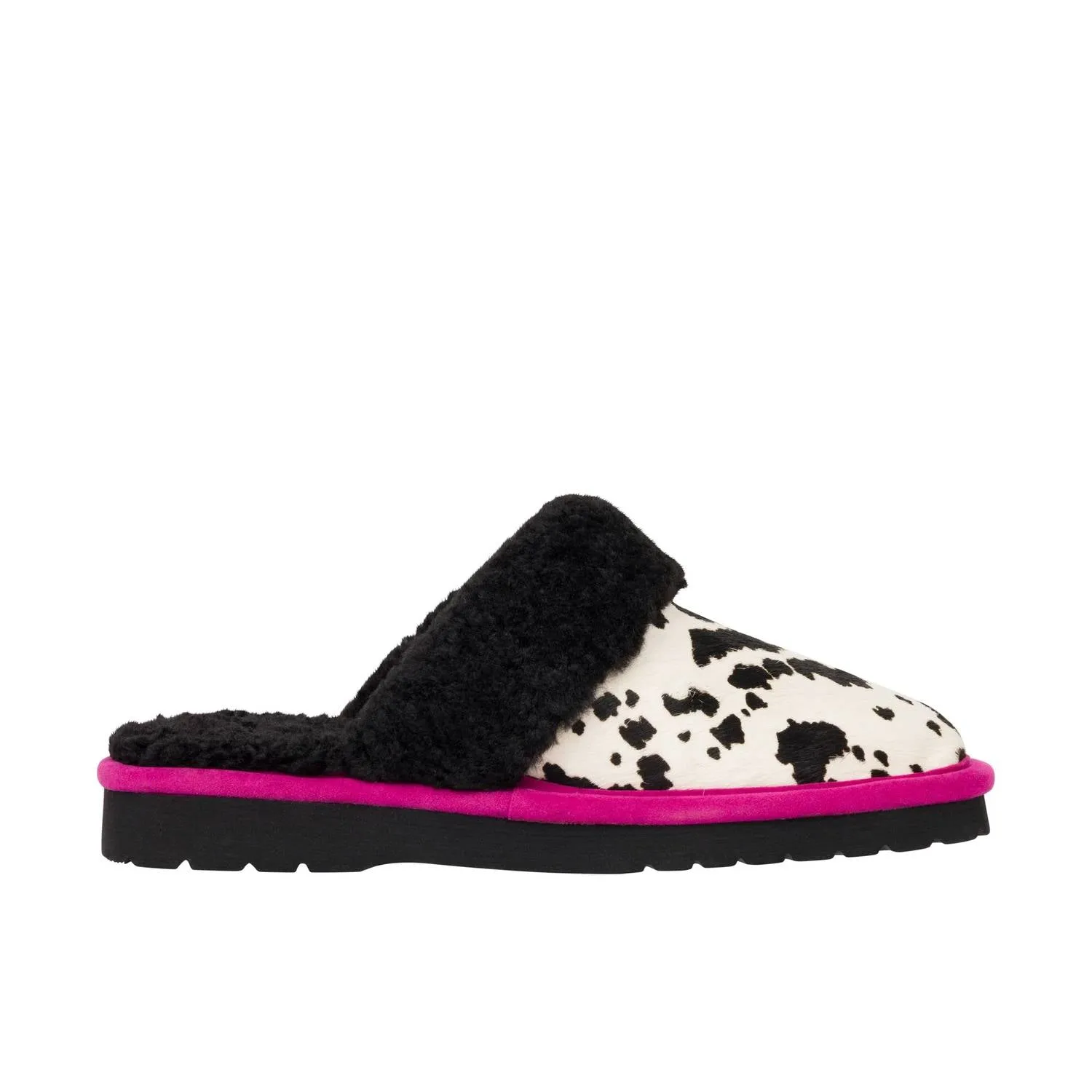 Women's Jackie Square Toe Exotic Print Pink Pony Slipper In Multi