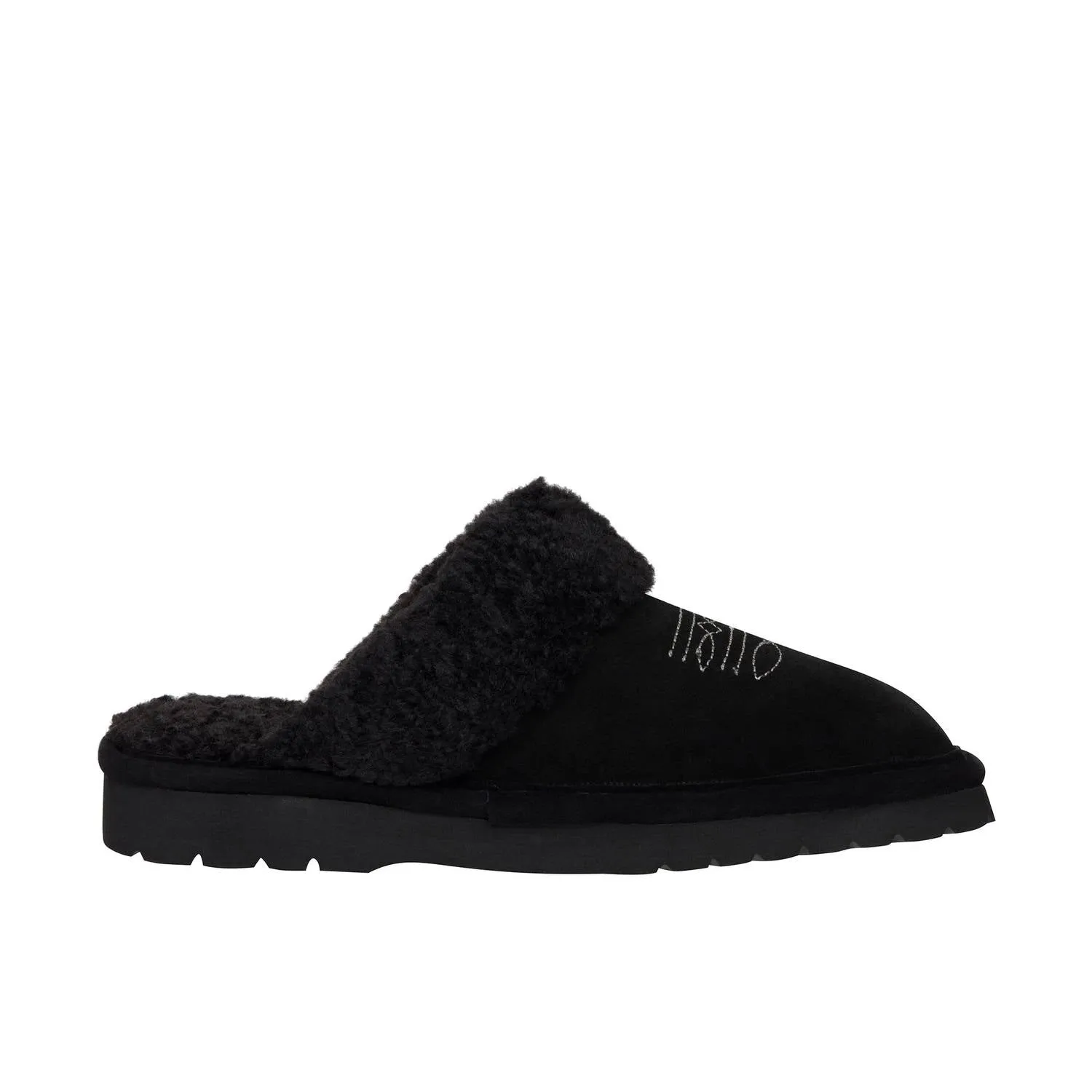 Women's Jackie Square Toe Slipper In Black