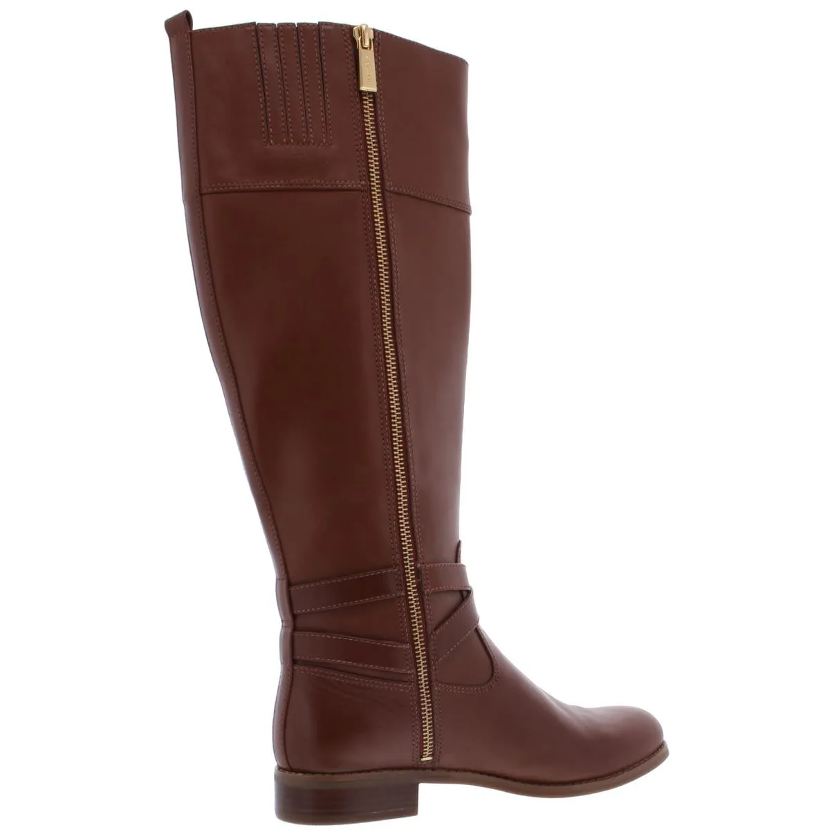 Womens Leather Harness Riding Boots
