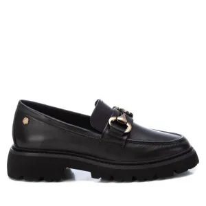 Women's Leather Moccasins In Black