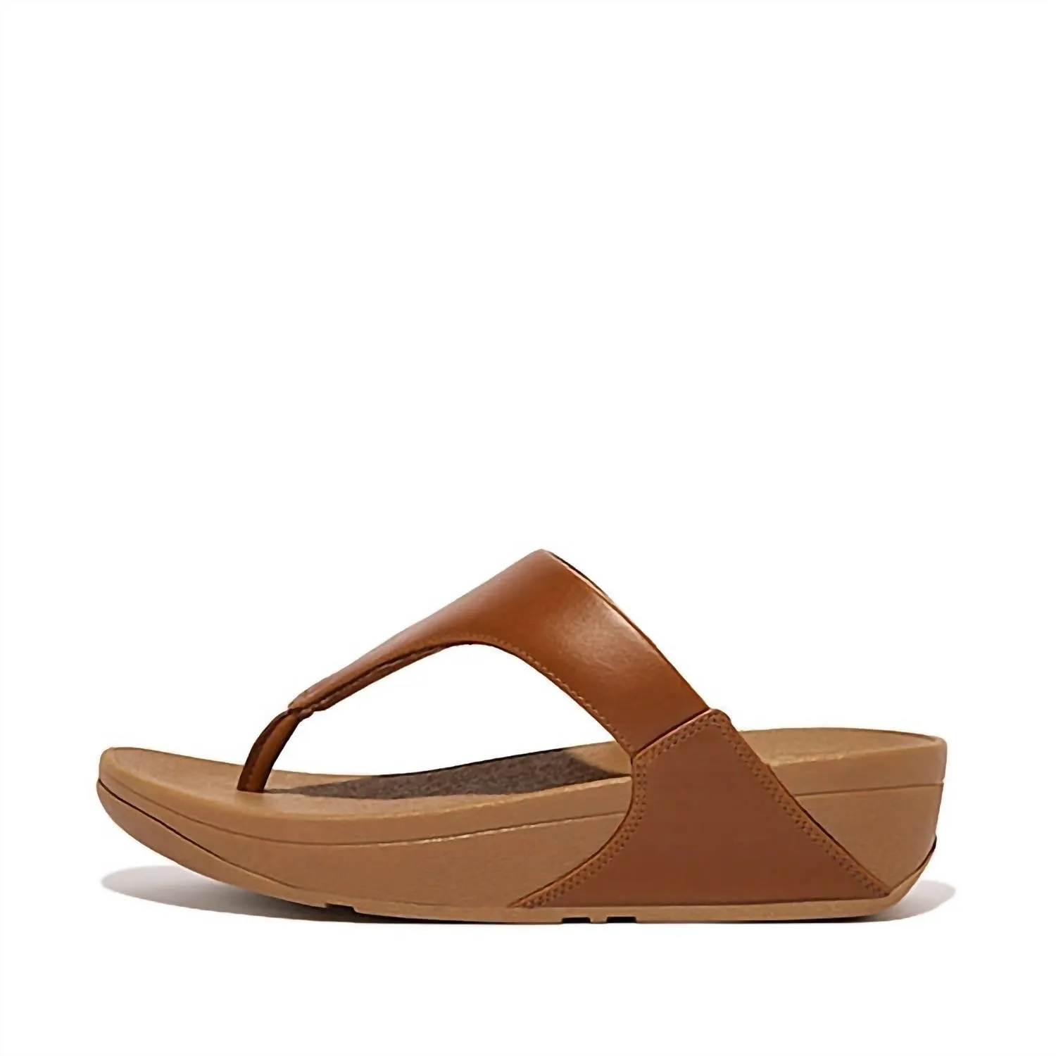 Women's Lulu Toe Post Sandal In Light Tan