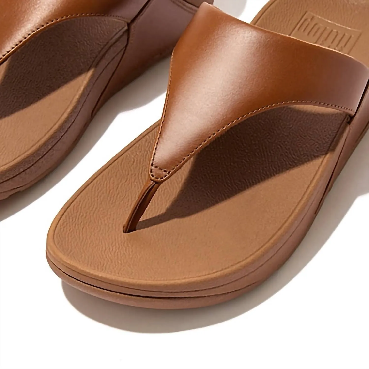 Women's Lulu Toe Post Sandal In Light Tan