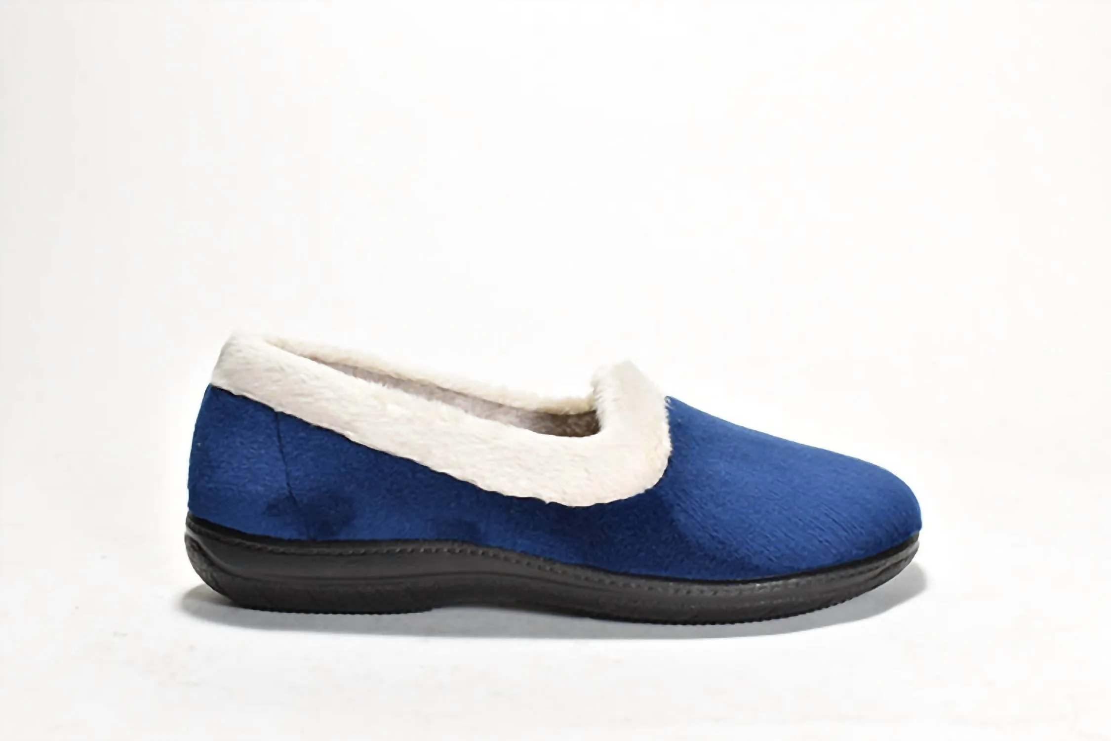 Women's Meena Faux Fur Slipper In Blue Plush