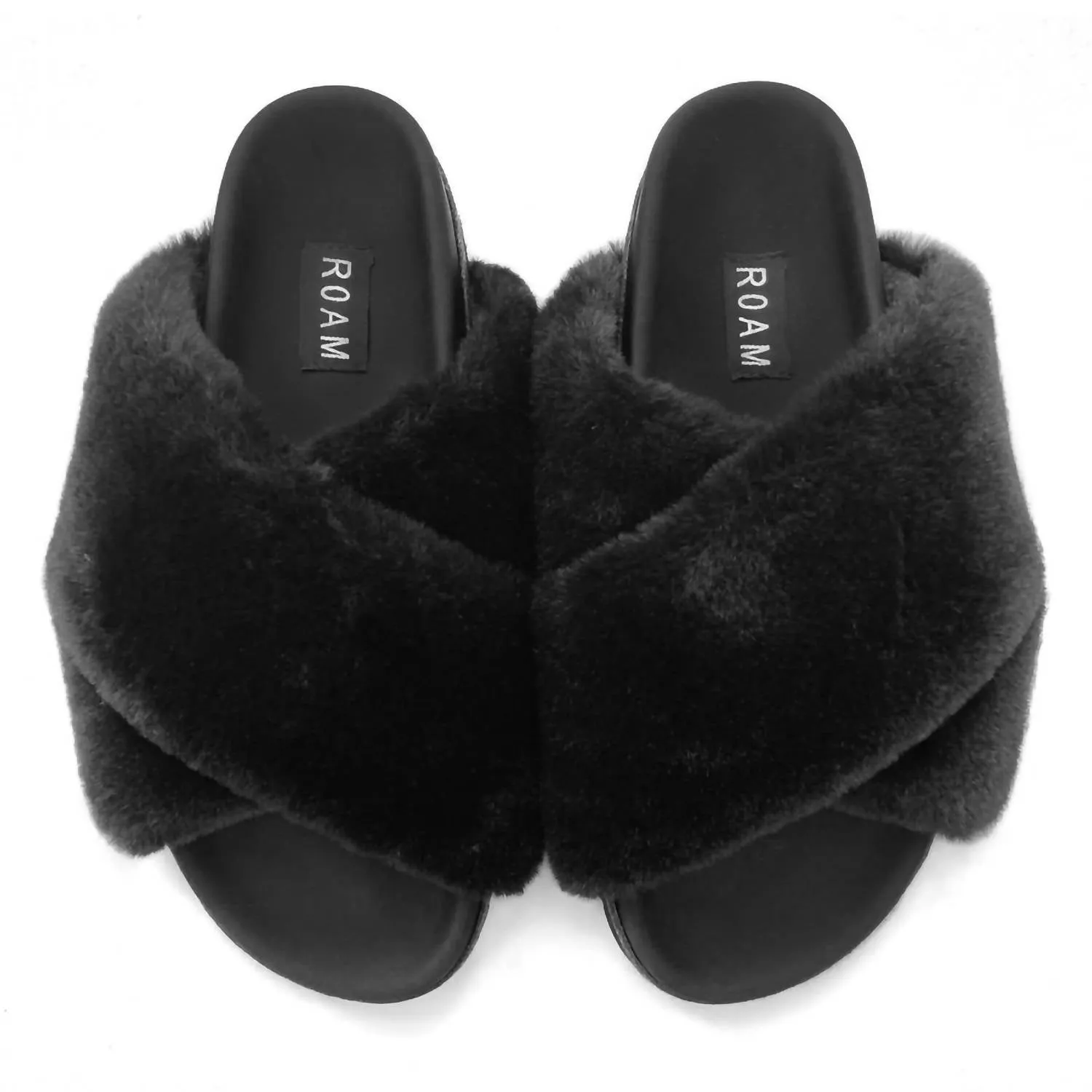 Women's Mini Cloud Slippers In Black