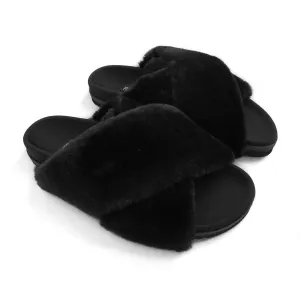 Women's Mini Cloud Slippers In Black