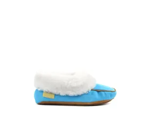 Women's Moccasin Shoes In Turquoise