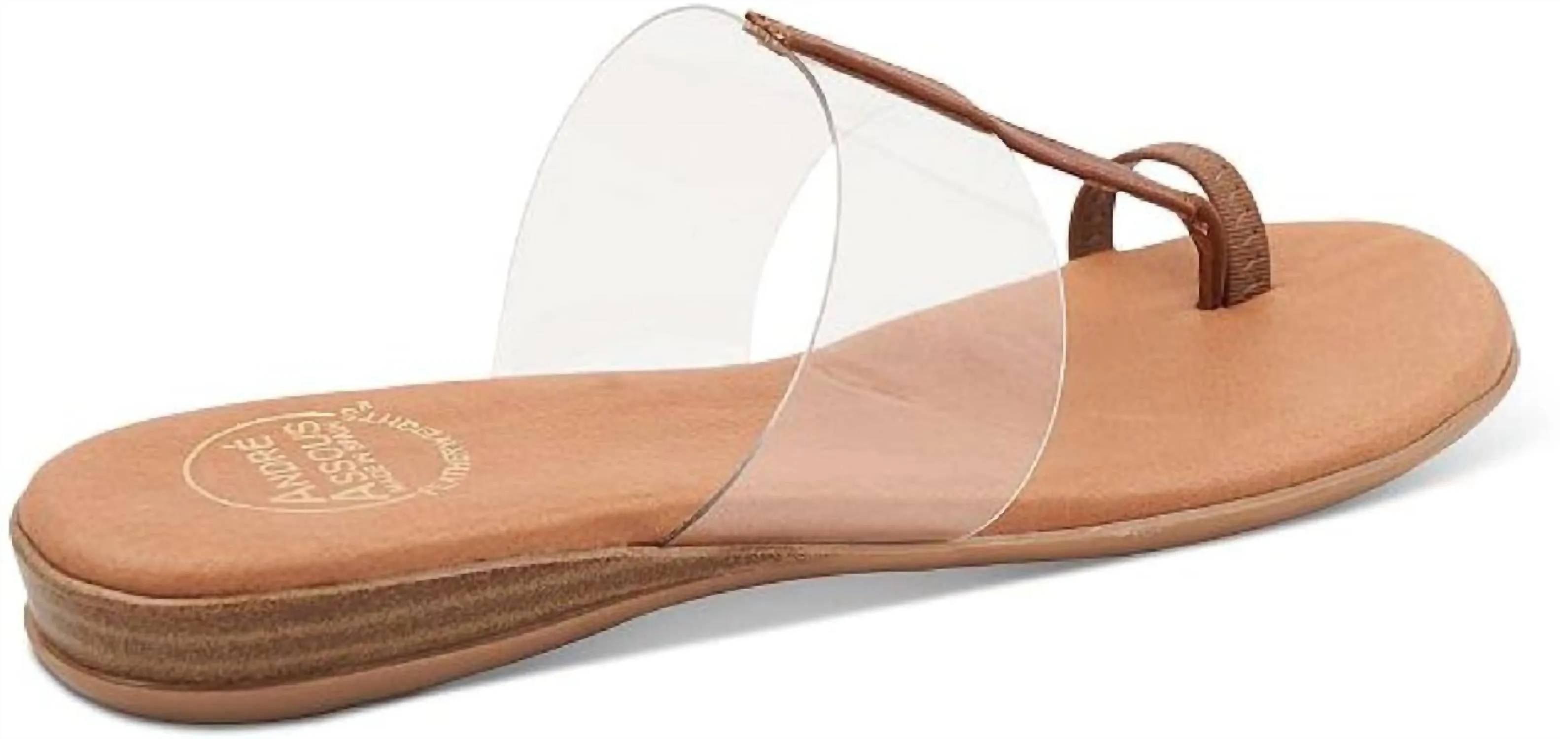 Women's Nailah Sandal In Clear/cuero