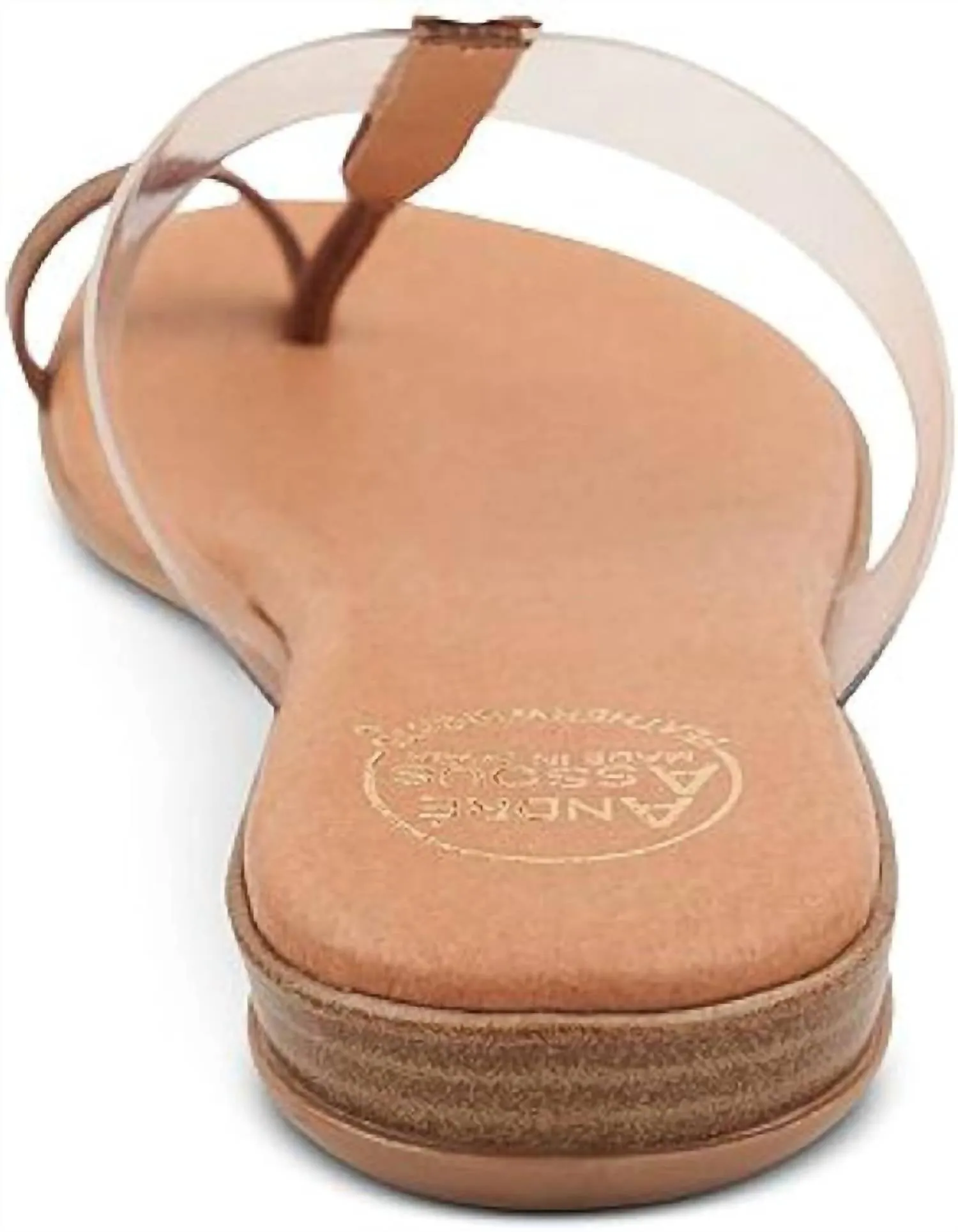 Women's Nailah Sandal In Clear/cuero