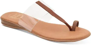 Women's Nailah Sandal In Clear/cuero