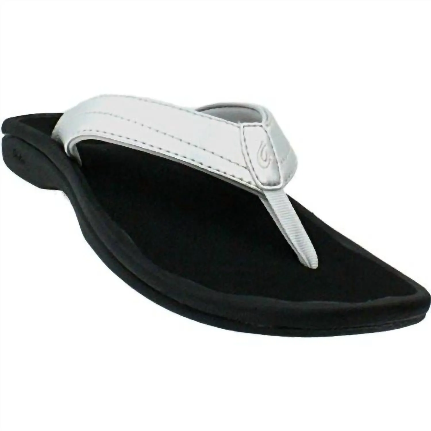 Women's Ohana Synthetic Sandals In White/black