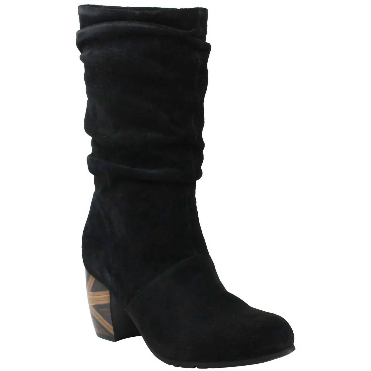 Women's Pamby Boot In Black Suede