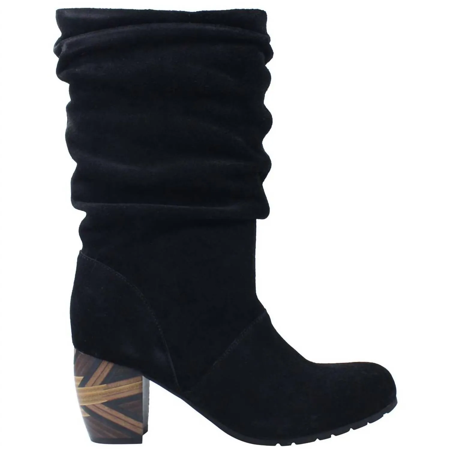 Women's Pamby Boot In Black Suede