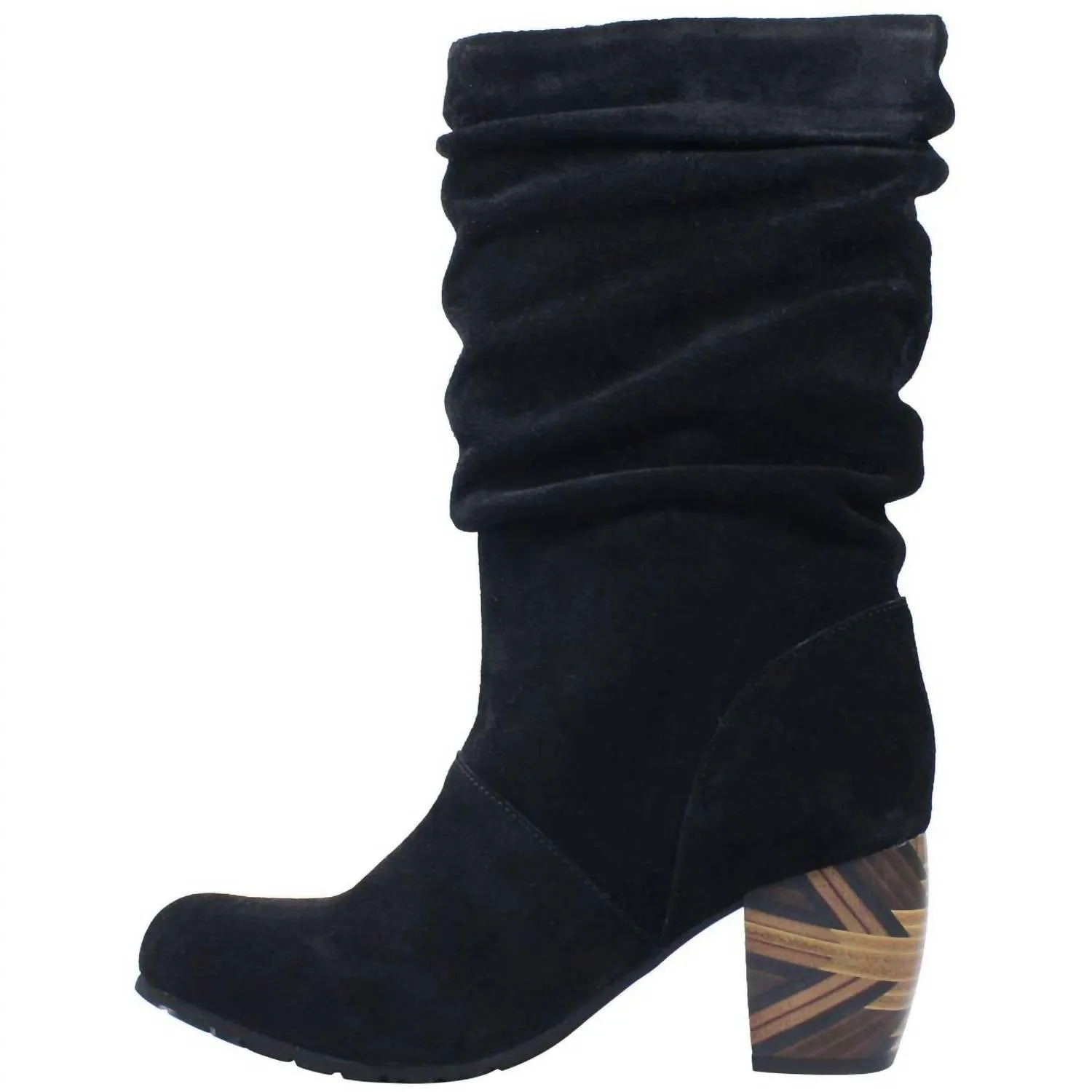 Women's Pamby Boot In Black Suede