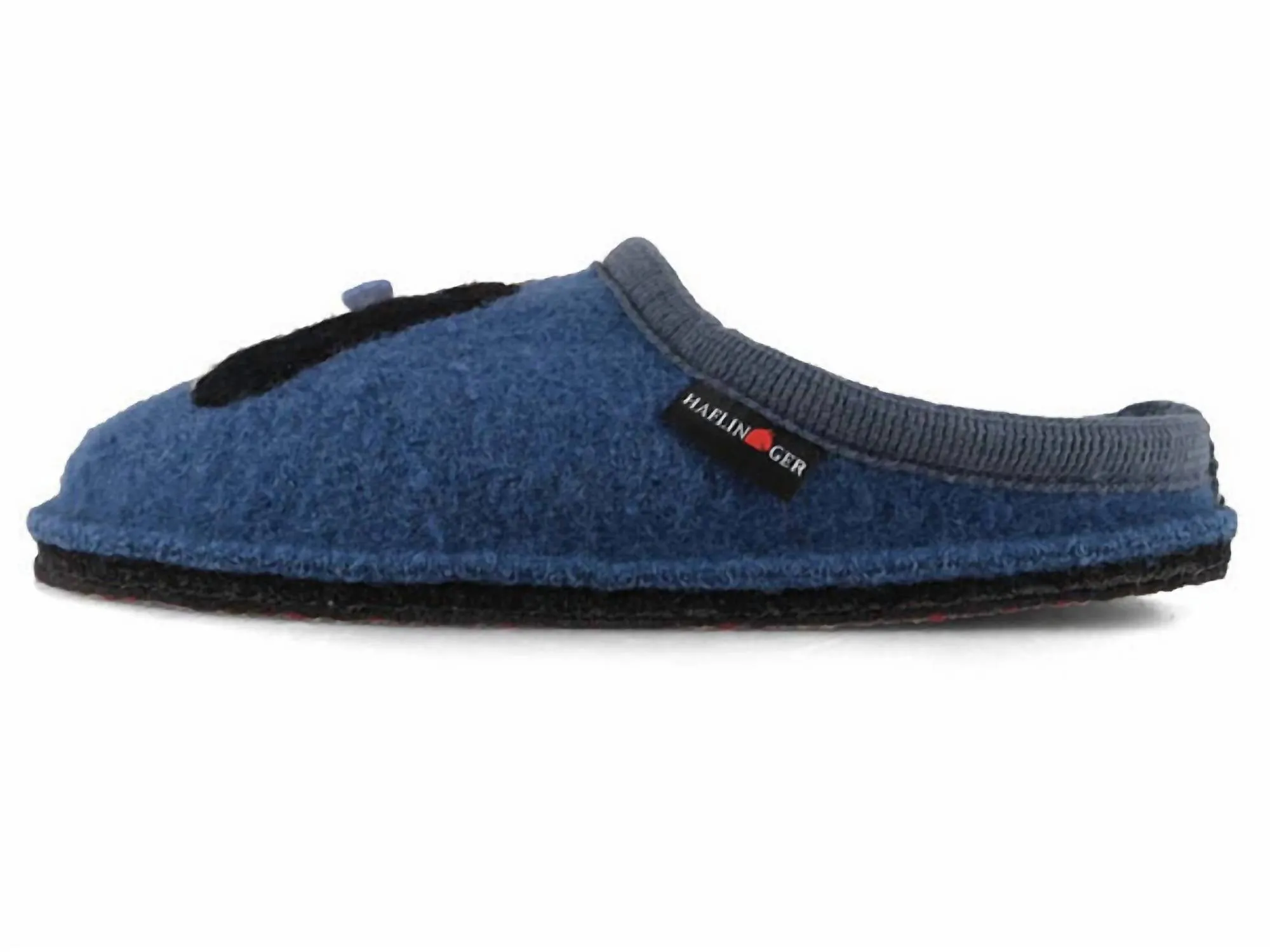 Women's Pingu Boiled Wool Slipper In Blue