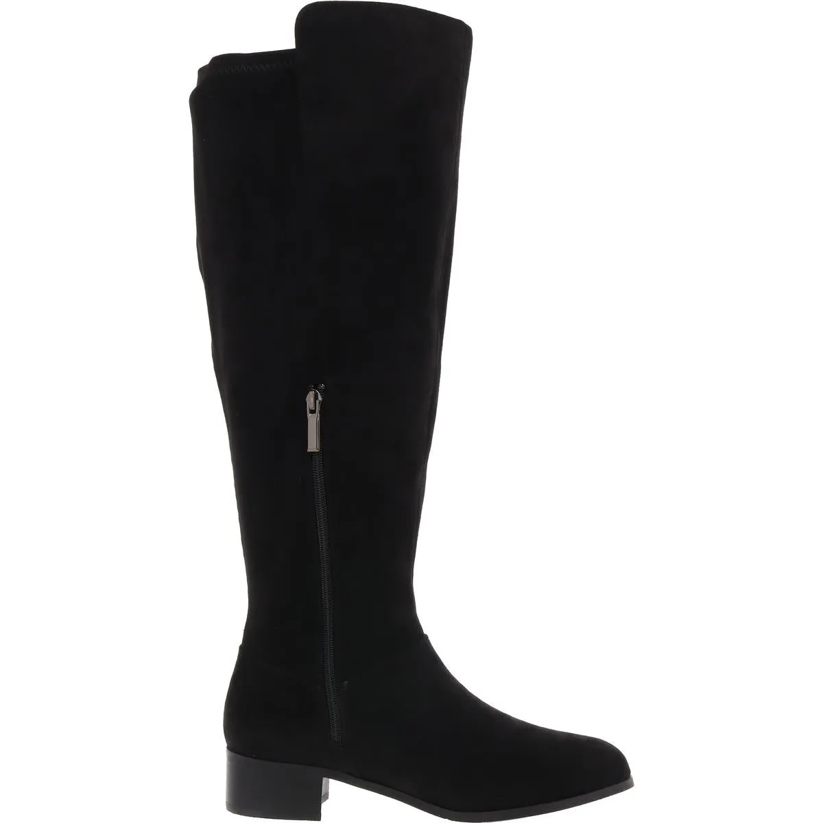 Womens Plaid Knee-High Boots