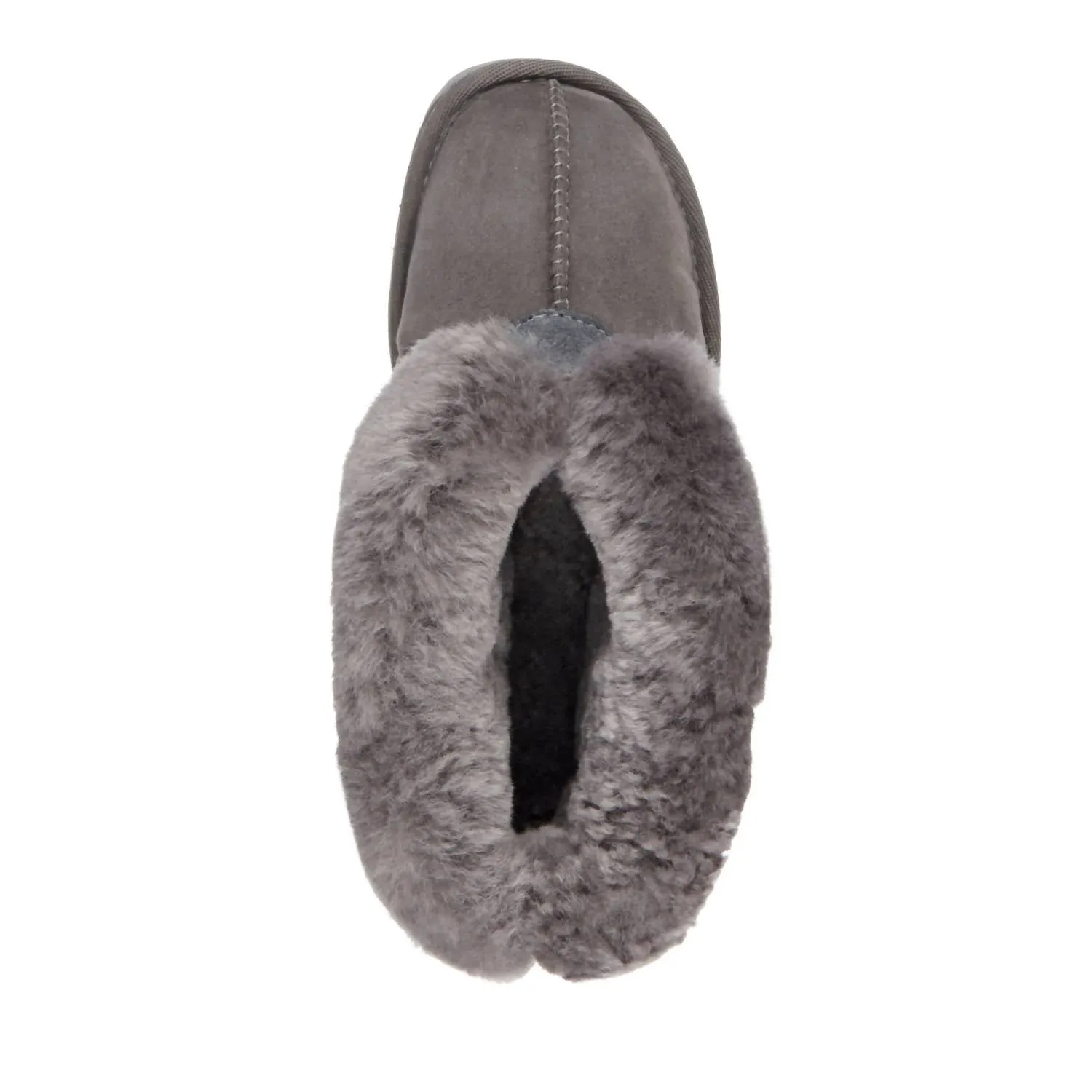 Women's Platinum Albany Fold Down Slipper In Charcoal