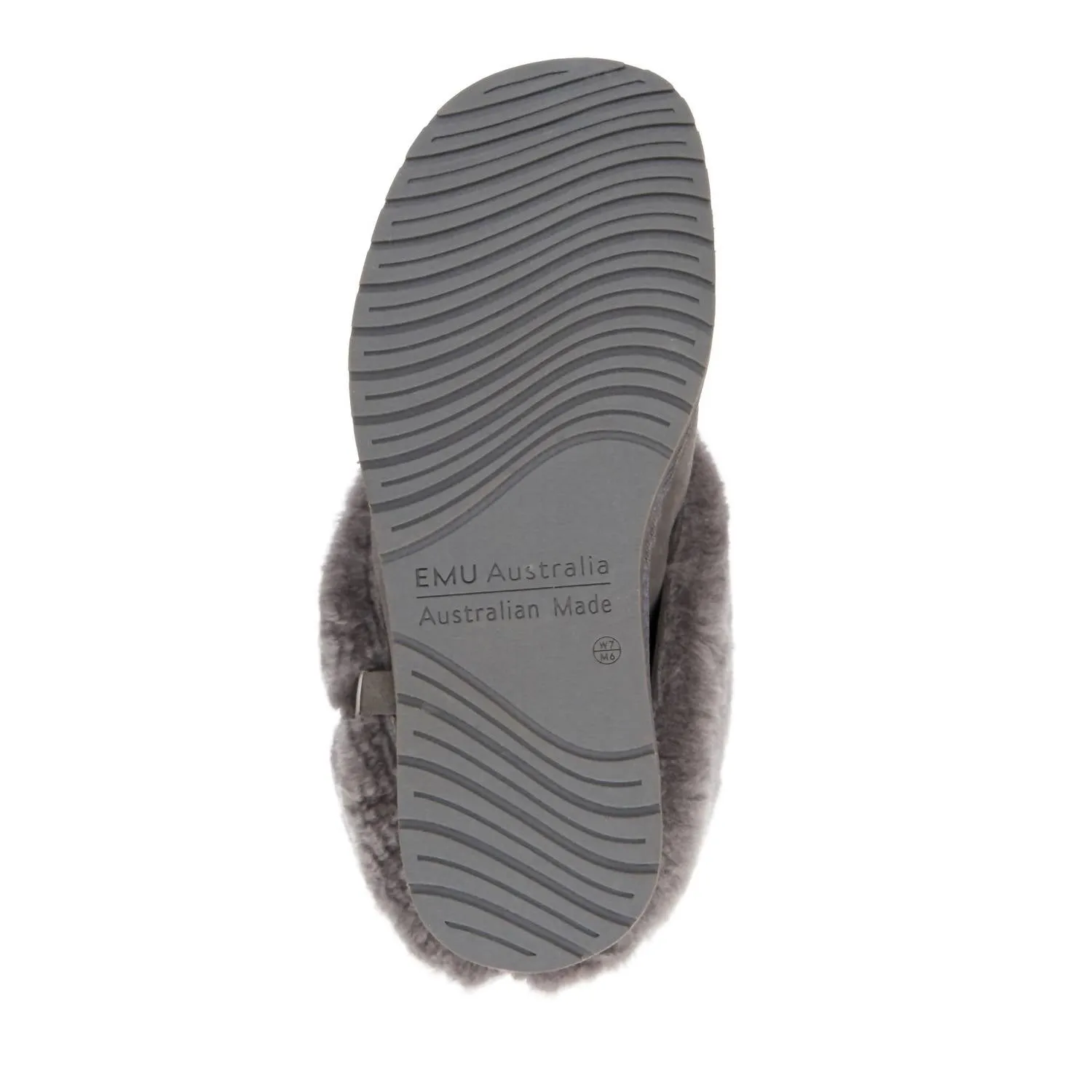 Women's Platinum Albany Fold Down Slipper In Charcoal