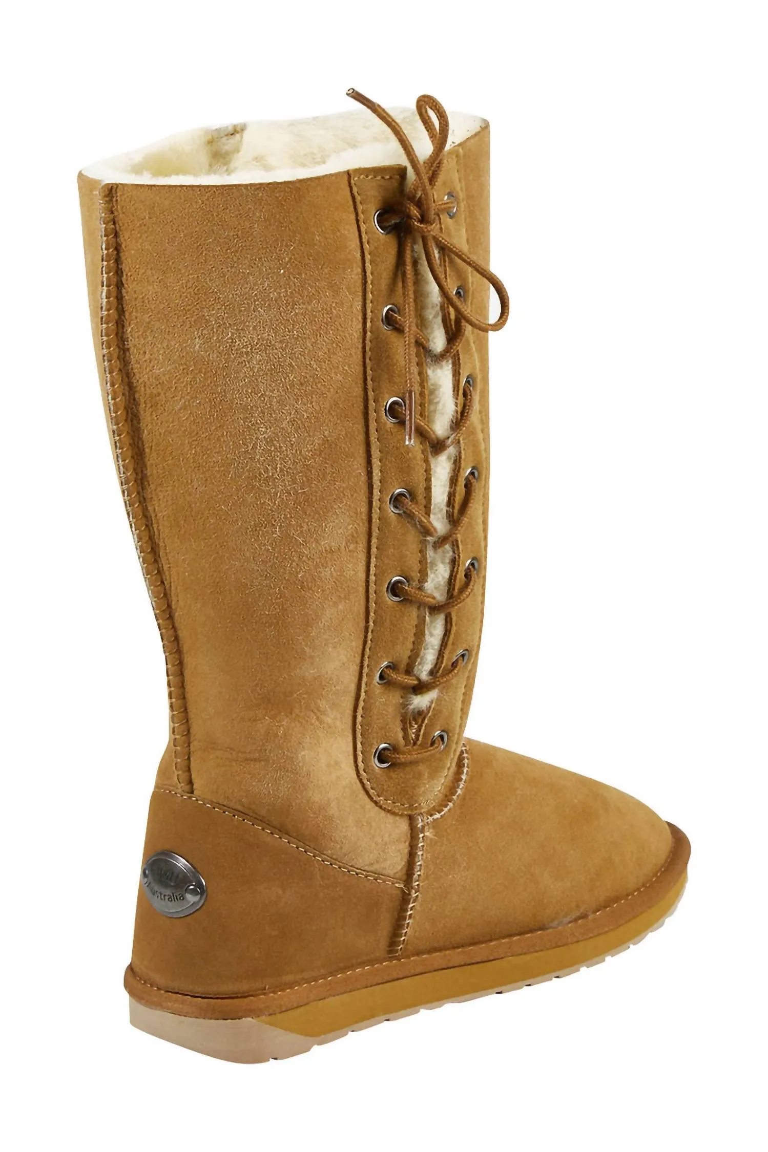 Women's Platinum Hi Lace Boot In Chestnut
