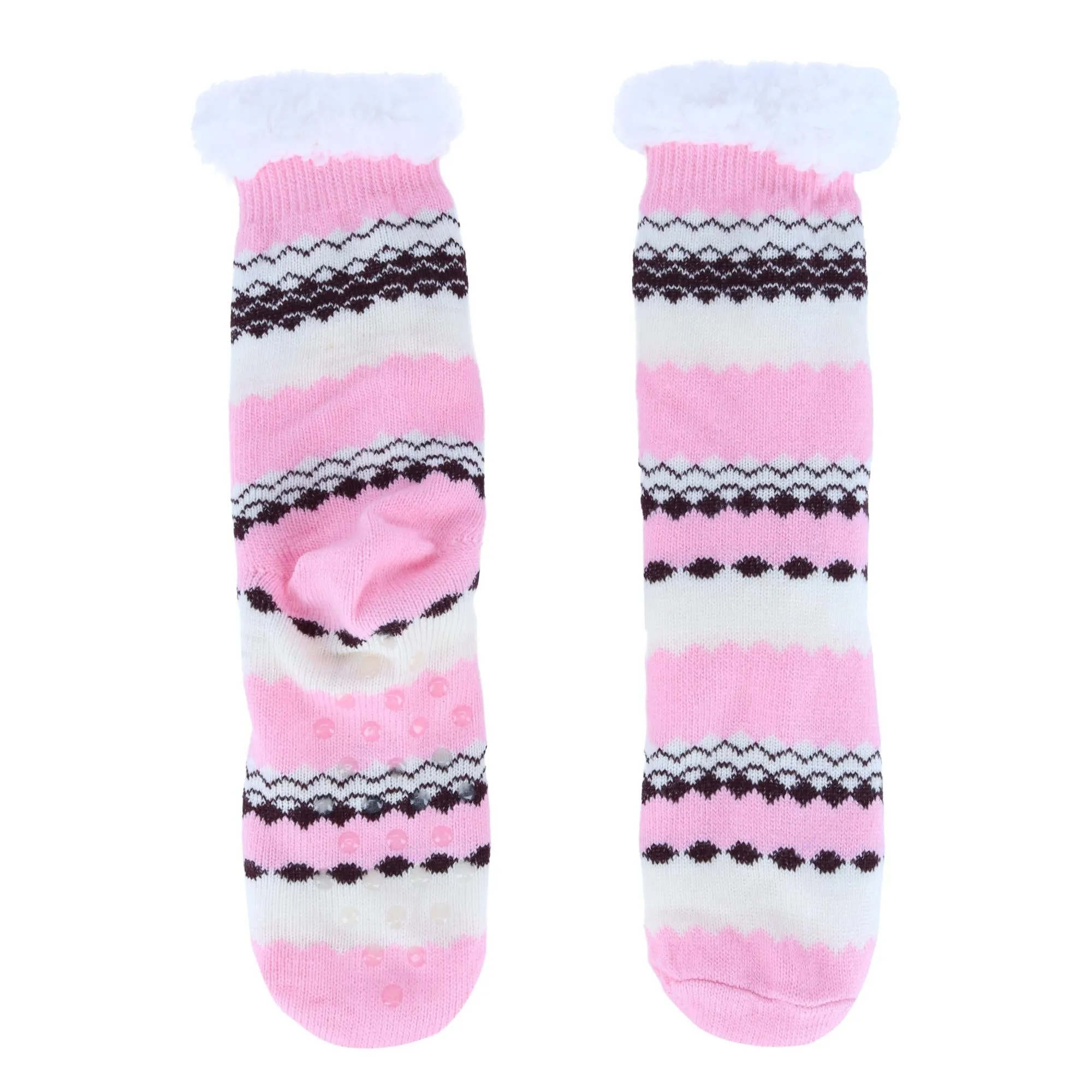 Women's Plush Sherpa Winter Fleece Lining Slipper Socks