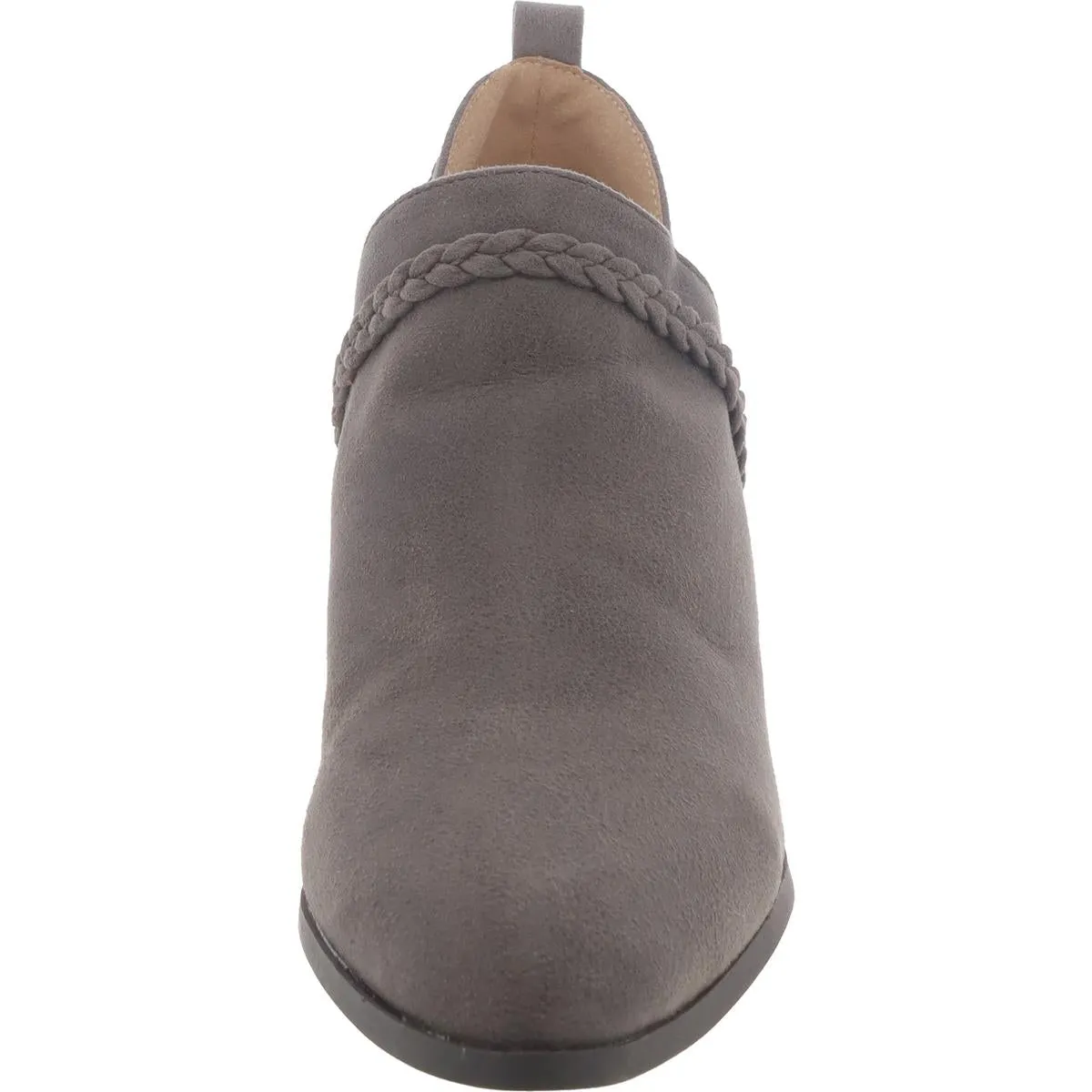 Womens Pointed Toe Block Heel Mid-Calf Boots