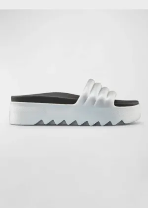 Women's Pool Party Slide In Silver