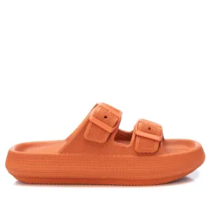 Women's Rubber Flat Sandals In Teja