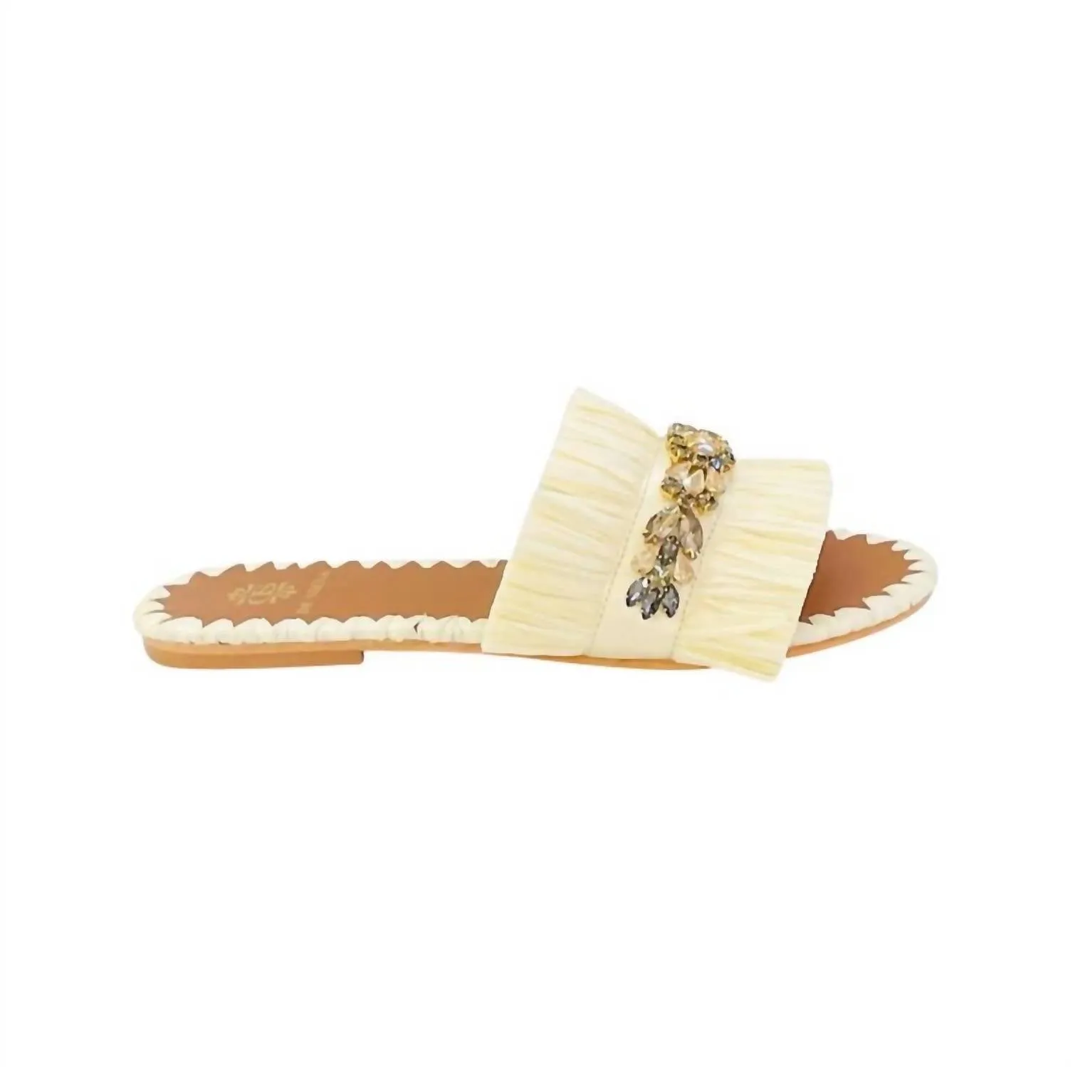 Women's Semira Raffia Sandal In Grano