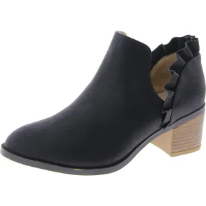 Womens Slip On Round Toe Shooties