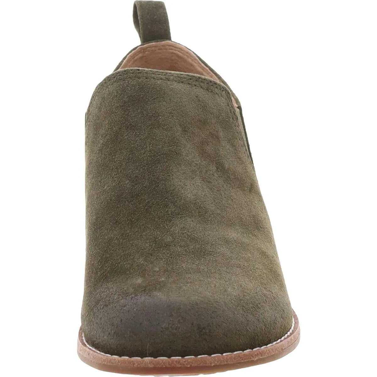 Womens Solid Faux Suede Chukka Boots