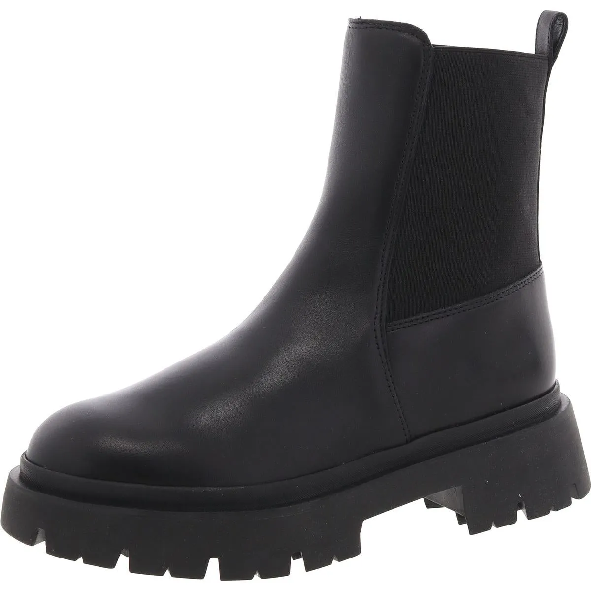 Womens Stretch Leather Booties