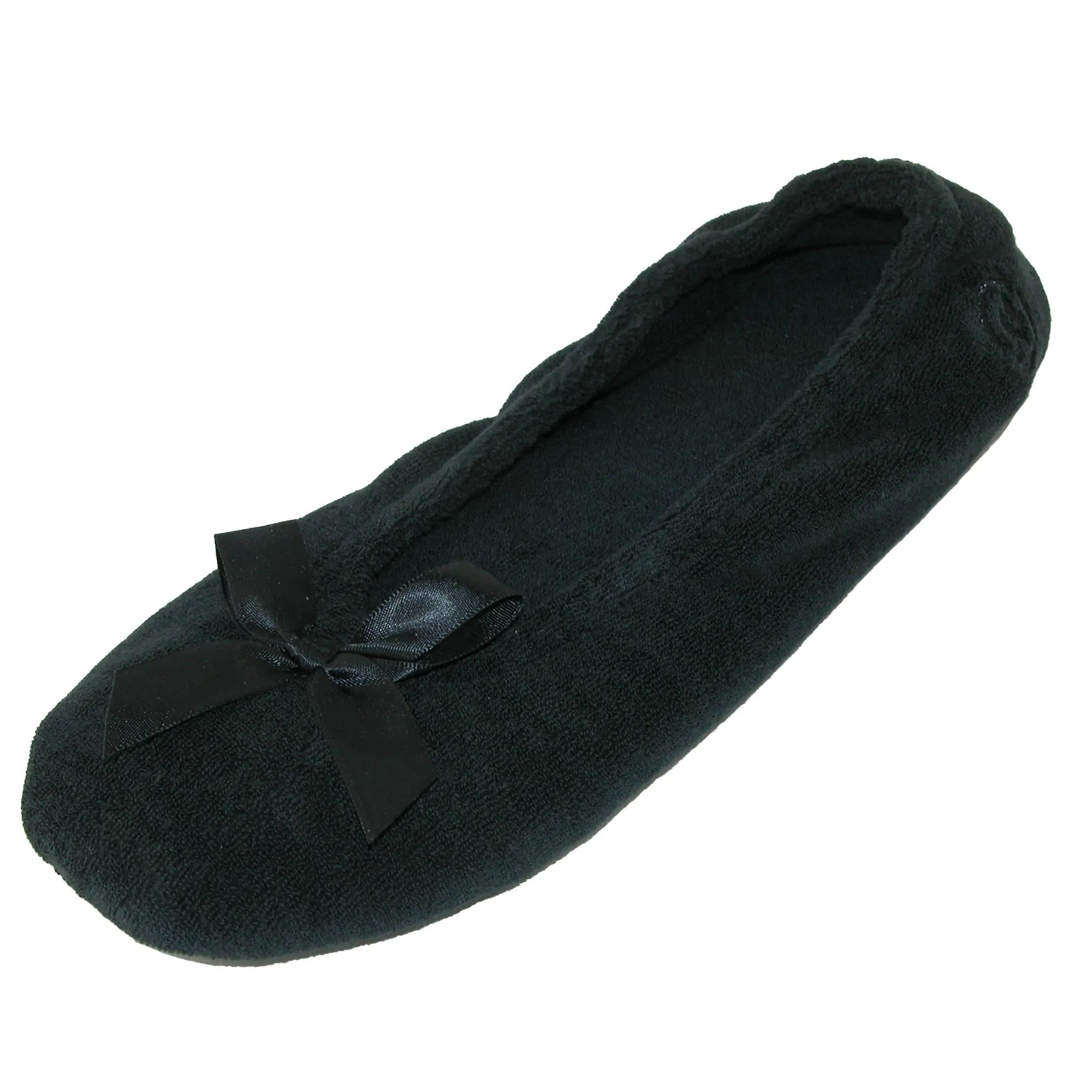 Women's Terry Classic Ballerina Slippers (Pack of 2)