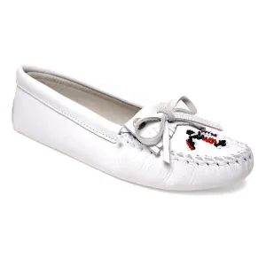 Women's Thunderbird Animikii Softsole Moccasin In White