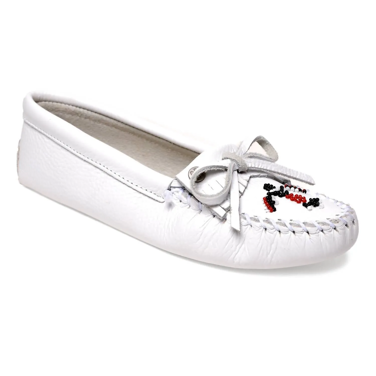 Women's Thunderbird Animikii Softsole Moccasin In White