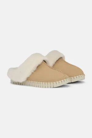 Women's Tulip Slipper In Latte