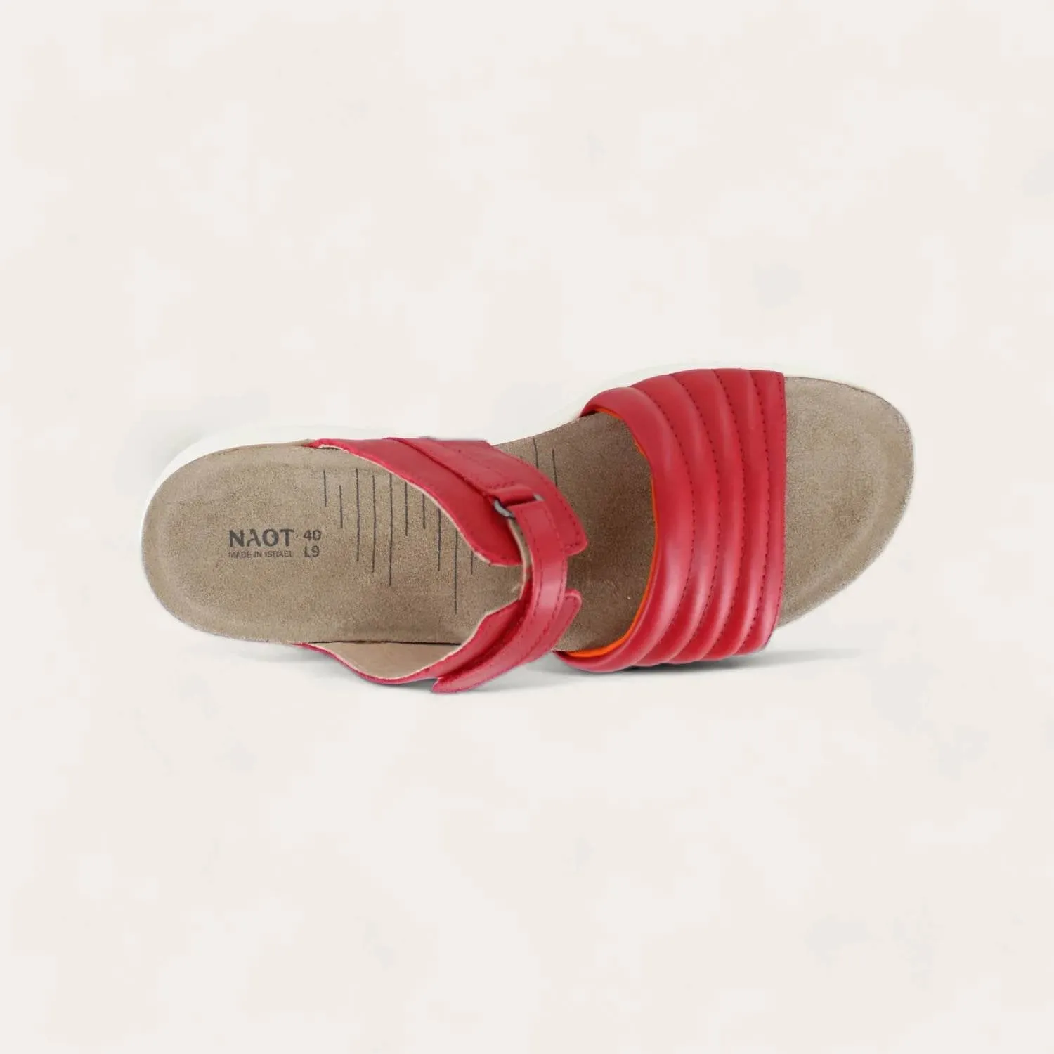 Women's Vesta Sandals - Medium In Kiss Red