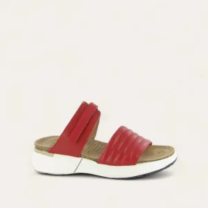 Women's Vesta Sandals - Medium In Kiss Red