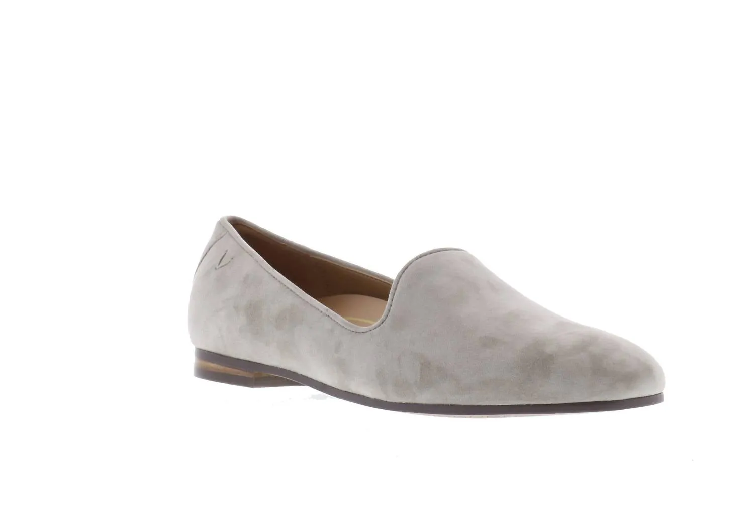 Women's Willa Flat Loafers In Dark Taupe Suede
