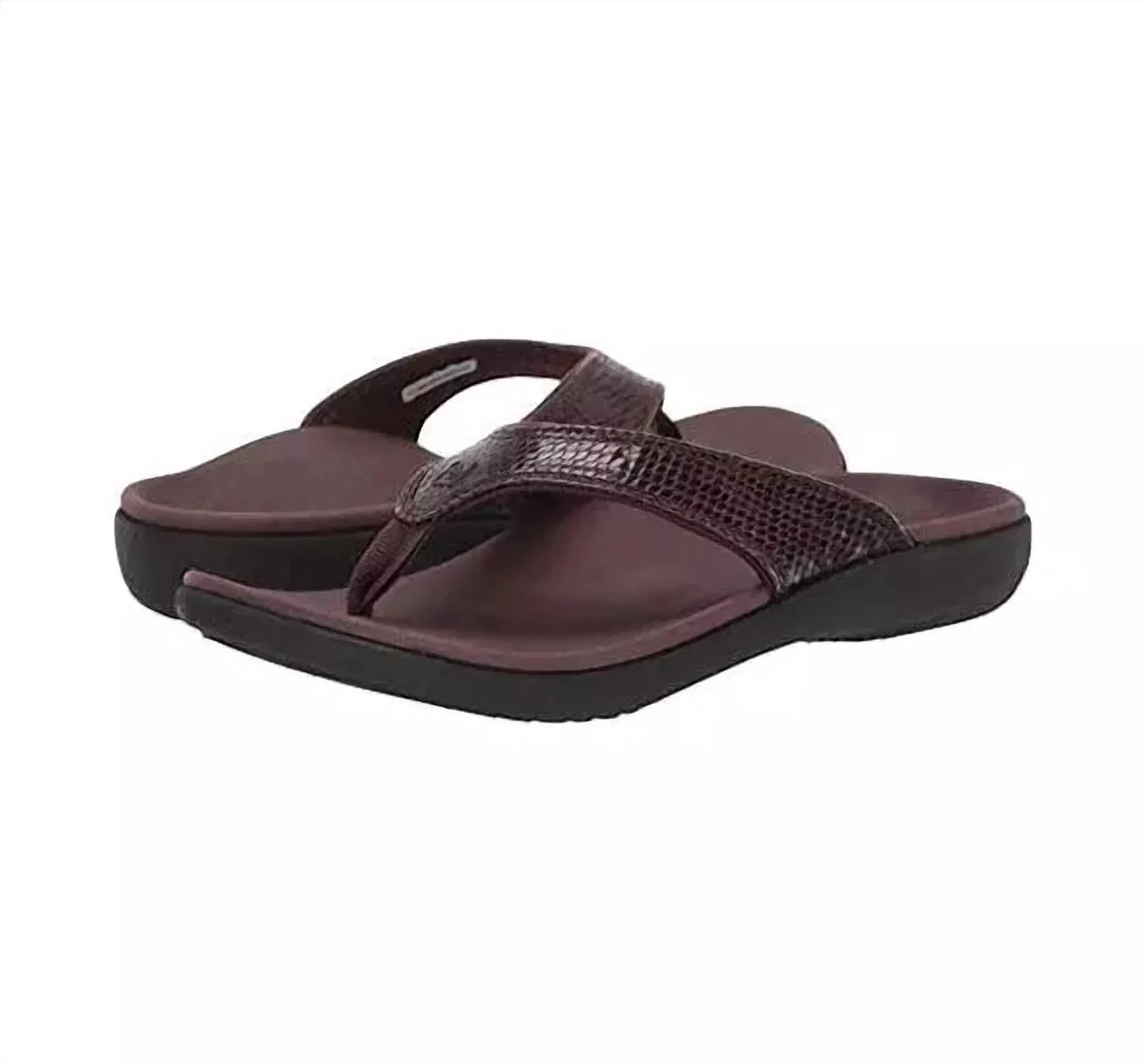 Women's Yumi Snake Slipper In Brown