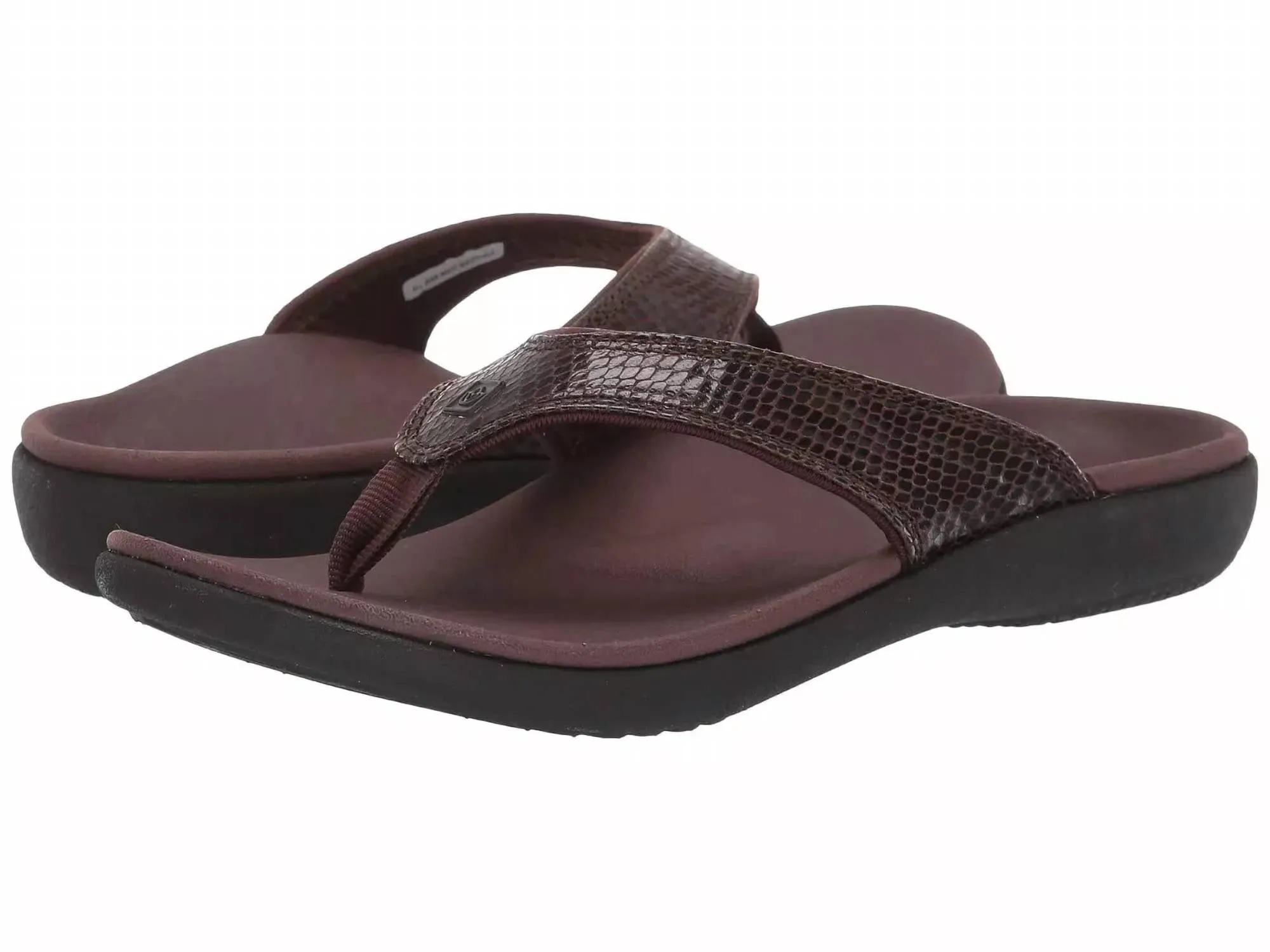 Women's Yumi Snake Slipper In Brown
