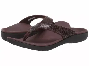 Women's Yumi Snake Slipper In Brown