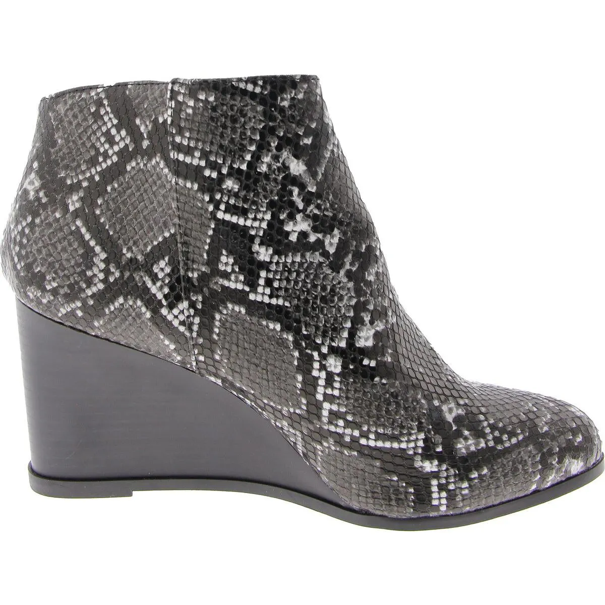 Womens Zip Up Stiletto Wedge Boots