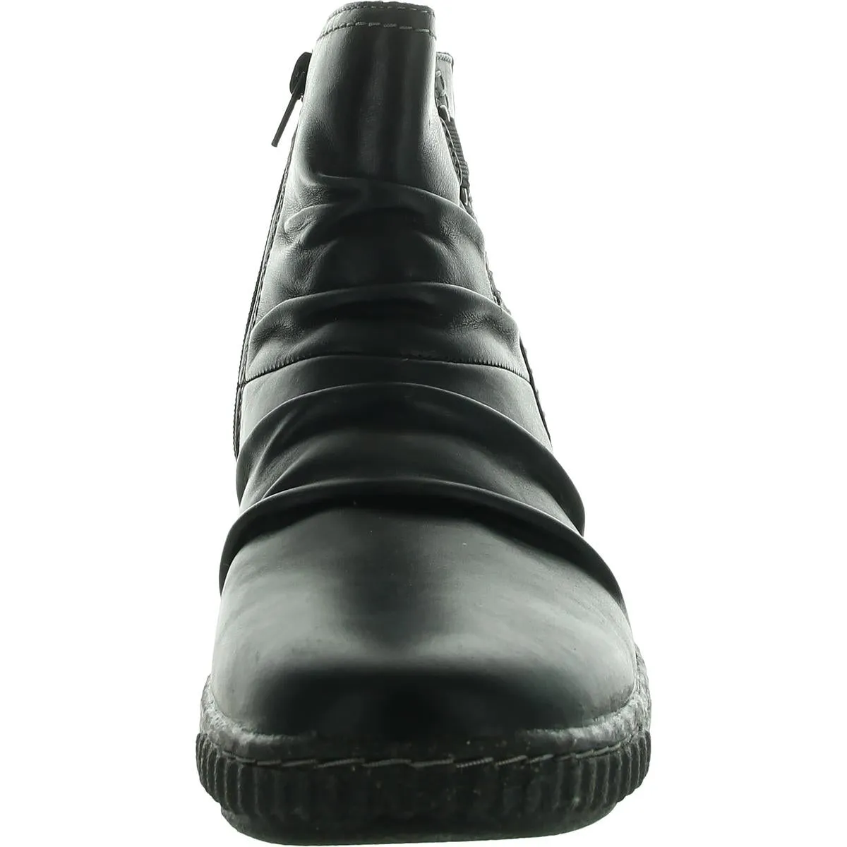 Womens Zipper Ankle Boots