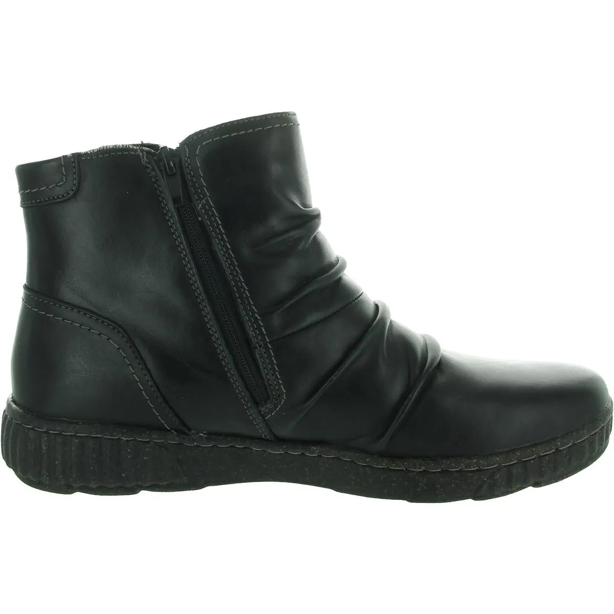 Womens Zipper Ankle Boots