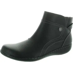 Womens Zipper Ankle Boots