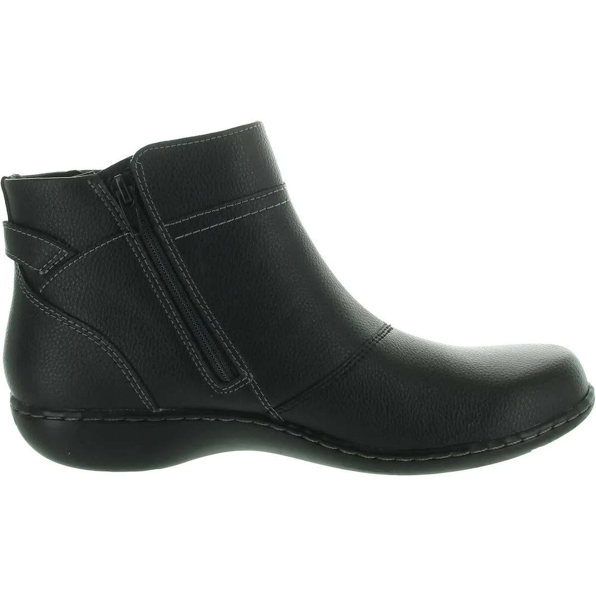 Womens Zipper Ankle Boots