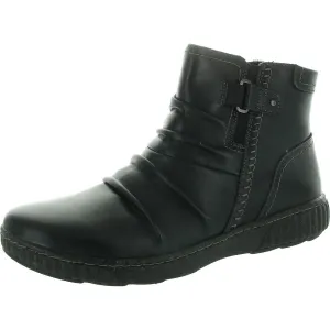 Womens Zipper Ankle Boots