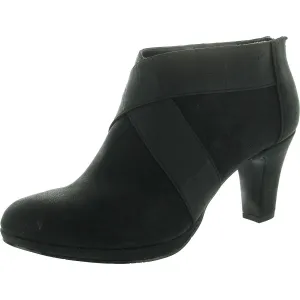Womens Zipper Man Made Ankle Boots