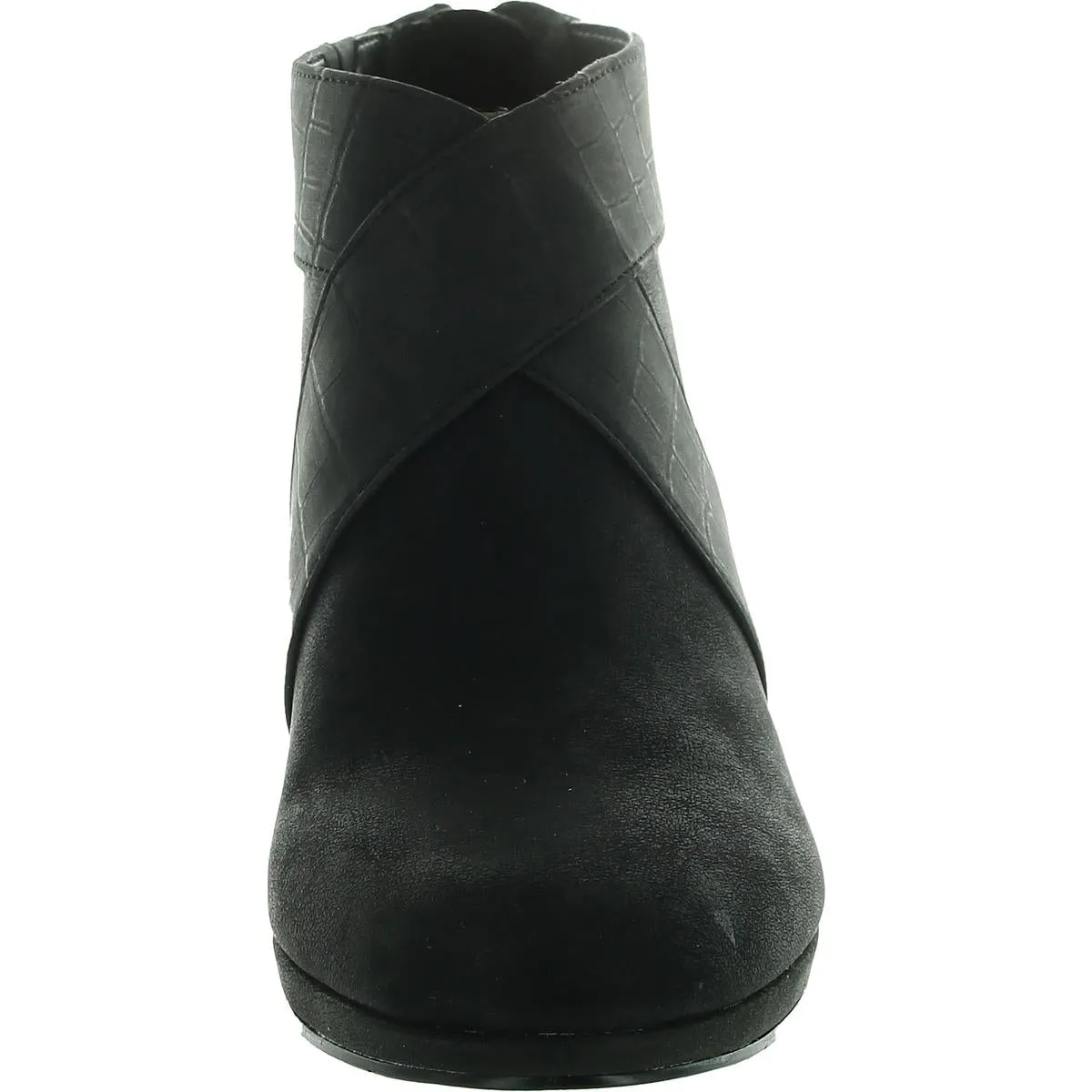 Womens Zipper Man Made Ankle Boots