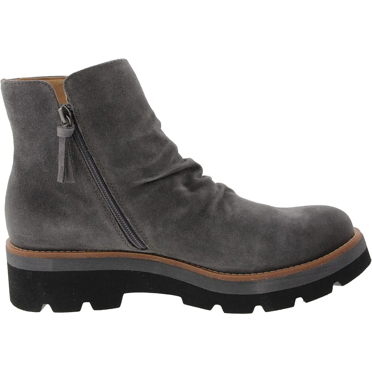 Womens Zipper Manmade Chelsea Boots