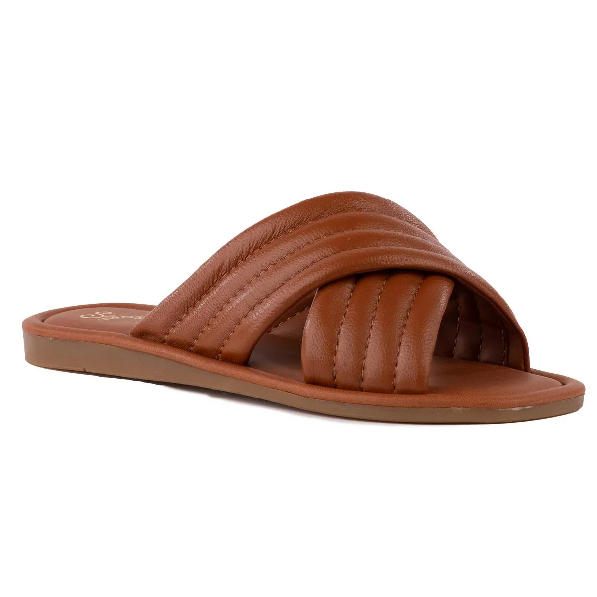 Word For Word Womens Slip On Pool Slide Sandals